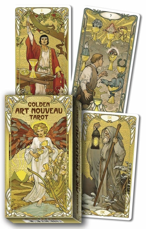 Golden Art Nouveau Tarot - Giulia F Massaglia