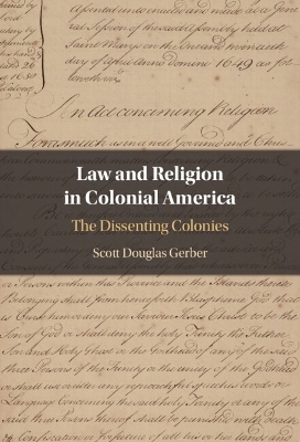 Law and Religion in Colonial America - Scott Douglas Gerber