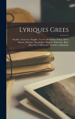 Lyriques Grees -  Anonymous