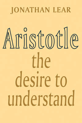 Aristotle -  Jonathan Lear