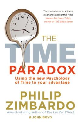 Time Paradox -  John Boyd,  Philip Zimbardo