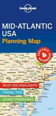 Lonely Planet Mid-Atlantic USA Planning Map 1 -  Lonely Planet