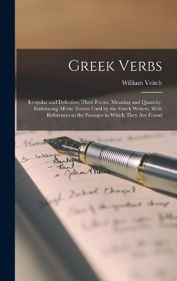Greek Verbs - William Veitch