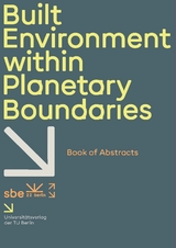 sbe22 berlin – Built environment within planetary boundaries - 