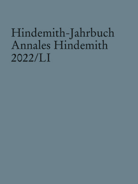 Hindemith-Jahrbuch