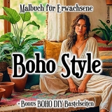 Malbuch für Erwachsene Boho Style Trend mit Bonusseiten DIY Bastelseiten Boho Look - Kenya Kooper, Viva Vintage