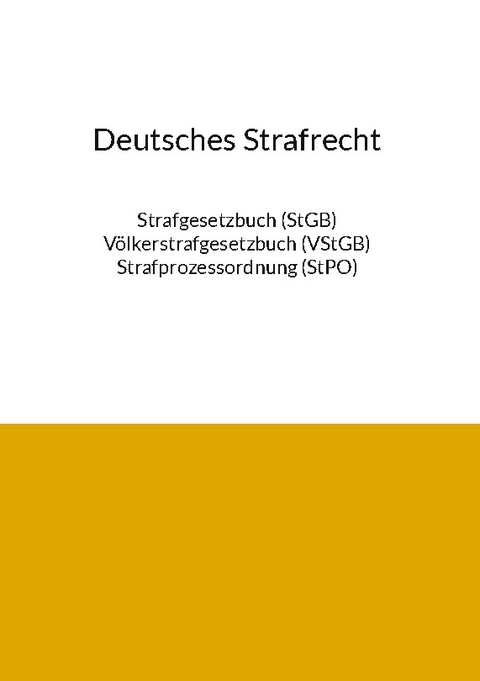 Deutsches Strafrecht 2023 - 