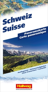 Hallwag Panoramakarte Schweiz