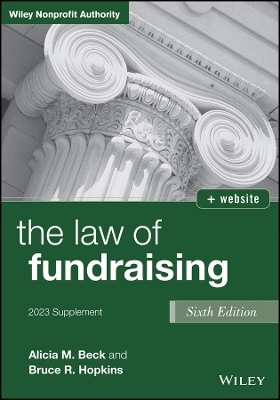 The Law of Fundraising - Alicia M. Beck, Bruce R. Hopkins