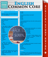 English Common Core (Speedy Study Guides) -  Speedy Publishing