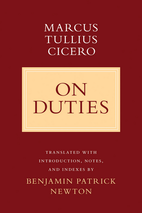 On Duties -  Marcus Tullius Cicero