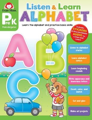 Alphabet, Prek Workbook -  Evan-Moor Educational Publishers