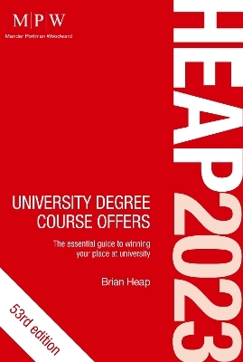 HEAP 2023: University Degree Course Offers - Brian Heap