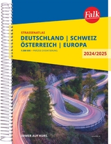 Falk Straßenatlas 2024/2025 Deutschland, Schweiz, Österreich 1:300.000 - 