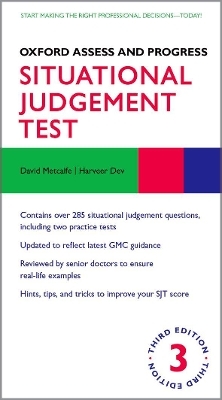 Oxford Assess and Progress: Situational Judgement Test - David Metcalfe, Harveer Dev