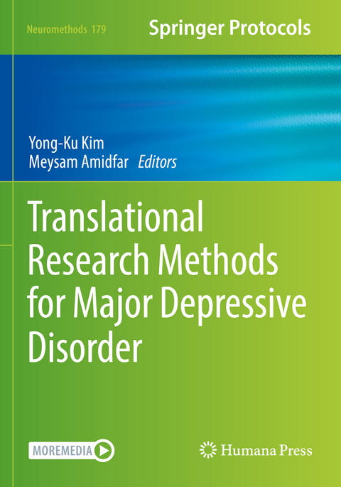 Translational Research Methods for Major Depressive Disorder - 