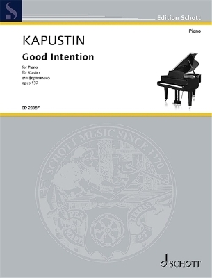 Nikolai Kapustin - Good Intention Op. 137 for Piano Solo - 