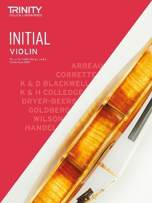 Trinity College London Violin Exam Pieces From 2020: Initial - Trinity College London