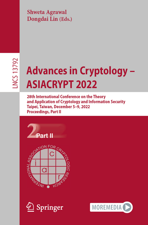 Advances in Cryptology – ASIACRYPT 2022 - 