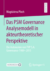 Das PSM Governance Analysemodell in akteurtheoretischer Perspektive - Magdalena Ploch