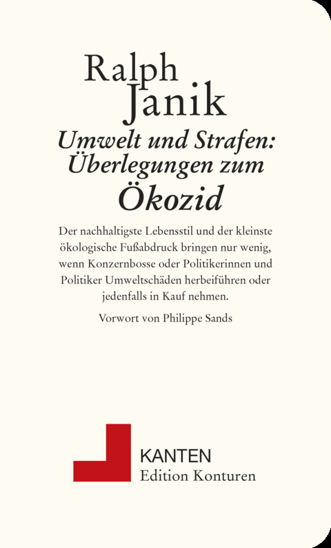 Umwelt und Strafe: Überlegungen zum Ökozid - Janik Ralph