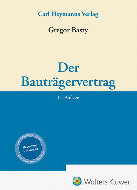 Der Bauträgervertrag - Gregor Basty