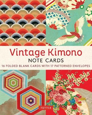 Vintage Kimono, 16 Note Cards - 