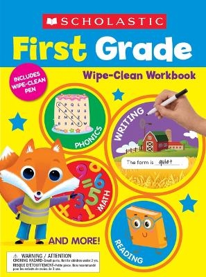 Scholastic First Grade Wipe-Clean Workbook -  Scholastic Teaching Resources