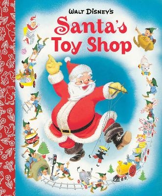 Santa's Toy Shop Little Golden Board Book (Disney Classic) -  Golden Books