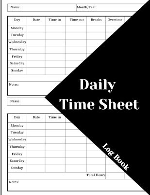 Daily Time Sheet Log Book - Celina Ehler