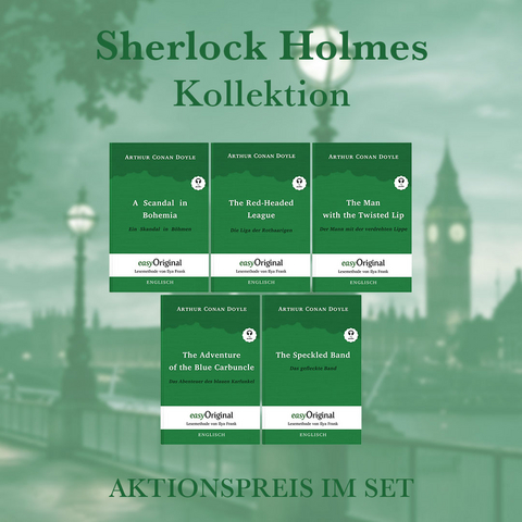 Sherlock Holmes Kollektion (Bücher + Audio-Online) - Lesemethode von Ilya Frank - Arthur Conan Doyle