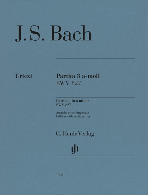 Johann Sebastian Bach - Partita Nr. 3 a-moll BWV 827 - 