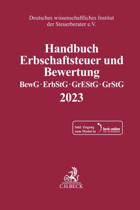 Handbuch Erbschaftsteuer und Bewertung 2023 - 