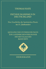 Frühhumanismus in Deutschland - Thomas Haye