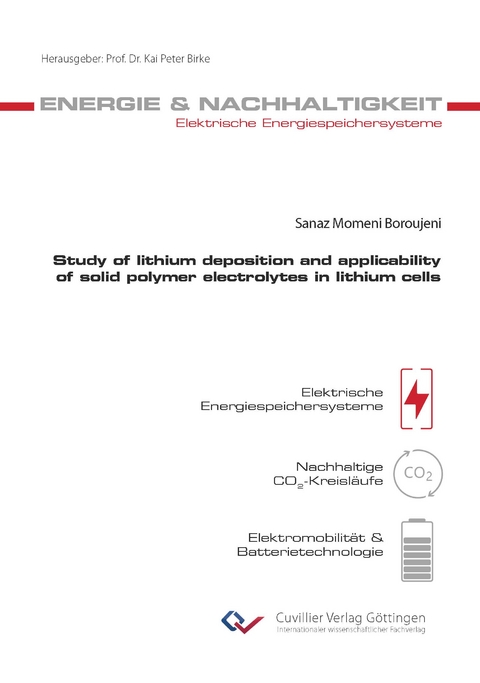 Study of lithium deposition and applicability of solid polymer electrolytes in lithium cells - Sanaz Momeni Boroujeni