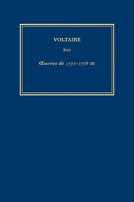 Œuvres complètes de Voltaire (Complete Works of Voltaire) 80C -  Voltaire