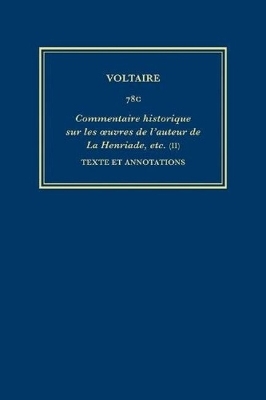 Œuvres complètes de Voltaire (Complete Works of Voltaire) 78C -  Voltaire