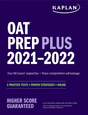 OAT Prep Plus 2021-2022 -  Kaplan Test Prep