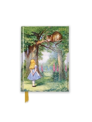 John Tenniel: Alice & the Cheshire Cat 2024 Luxury Pocket Diary - Week to View - 