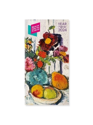 National Galleries Scotland: Floral 2024 Year Planner - Month to View - 