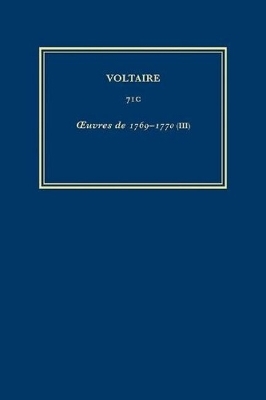 Œuvres complètes de Voltaire (Complete Works of Voltaire) 71C -  Voltaire