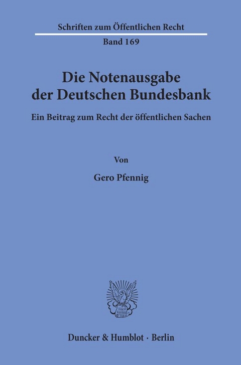 Die Notenausgabe der Deutschen Bundesbank. - Gero Pfennig