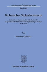 Technisches Sicherheitsrecht. - Hans Peter Plischka