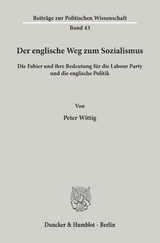 Der englische Weg zum Sozialismus. - Peter Wittig