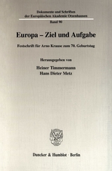 Europa - Ziel und Aufgabe. - 