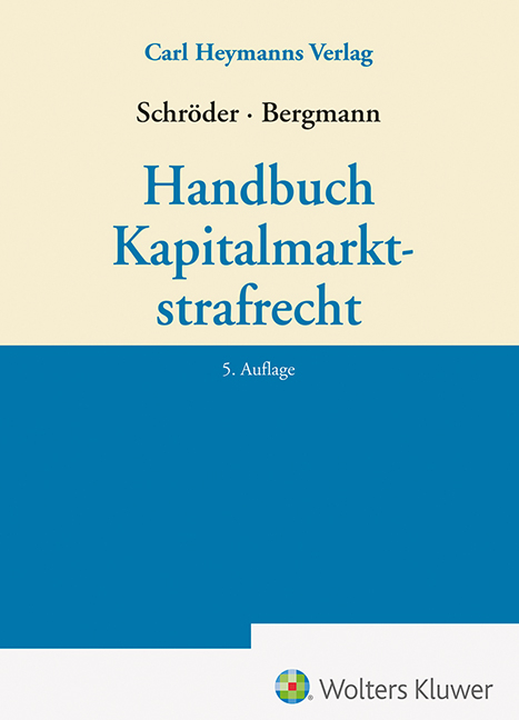 Handbuch Kapitalmarktstrafrecht - 