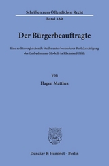 Der Bürgerbeauftragte. - Hagen Matthes