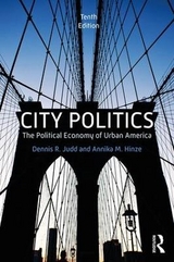 City Politics - Judd, Dennis R.; Hinze, Annika Marlen