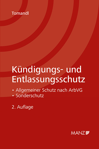 Kündigungs- und Entlassungsschutz - Theodor Tomandl