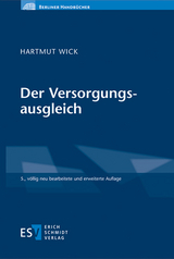 Der Versorgungsausgleich - Hartmut Wick